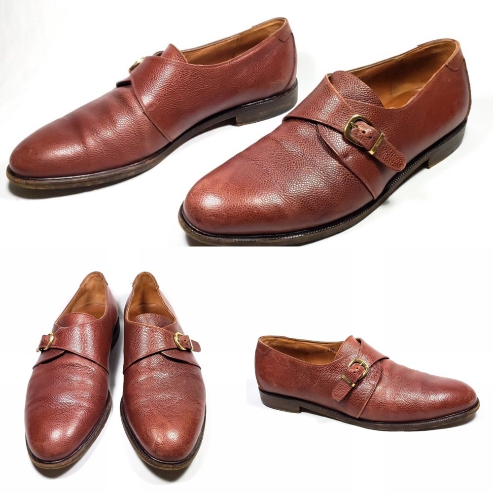 Salvatore Ferragamo Studio Monk Shoes Size 12